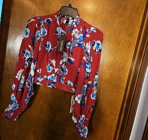 NWT Yumi Kim  Floral Blouse Sz M